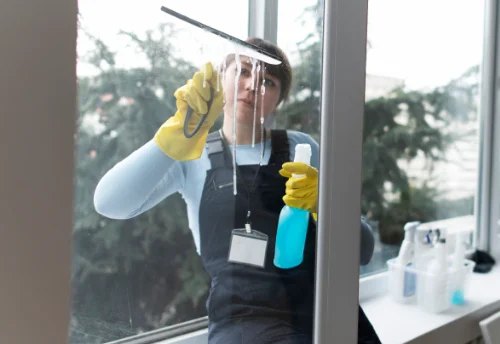 Nettoyage de vitres intérieures et extérieures à Saint-Berthevin-la-Tannière